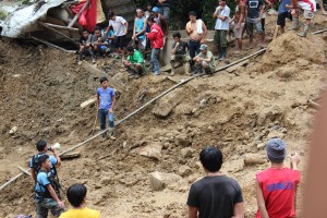 pantukan landslide rescue stoppage order retrieval