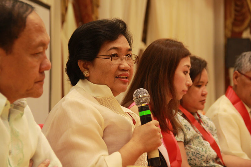 GAWAD SAKA.  “We recognize the outstanding performance and contributions of farmers, fisherfolks and organizations to the progress and development of the agricultural sector,” says Remelyn Recoter, OIC Director of the Department of Agriculture Regional Field Unit-XI, during the Regional Gawad Saka Outstanding Agri-Achievers Awarding Ceremony Friday at the Royal Mandaya Hotel in Davao City.  (davaotoday.com photo by Ace R. Morandante)