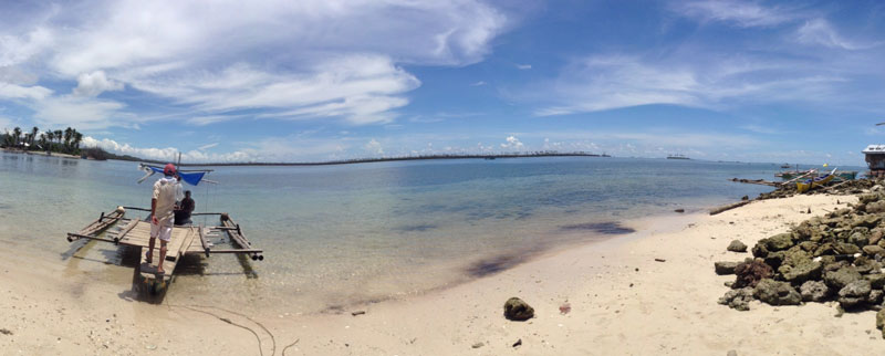 THE ISLAND OF POO.  This little island across Sitio Lawis of Kinablangan village in Baganga town Davao Oriental is home to about 1,500 residents who used to call the island a paradise.  That was before Typhoon Pablo slammed their fishing boats and homes five months ago.  Now, they can only wish that their impoverished lives would be better.  (davaotoday.com photo by John Rizle L. Saligumba)