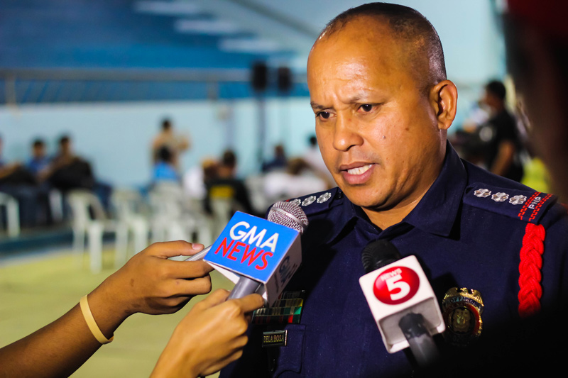 KADAYAWAN SECURITY ASSURED Davao City Police Chief Ronald dela Rosa assured the public that security measures are in place to protect participants and tourists in the ongoing Kadayawan Festival.  Dela Rosa asked tourists to observe rules the police will implement during the activities. (davaotoday.com photo by Ace R. Morandante)