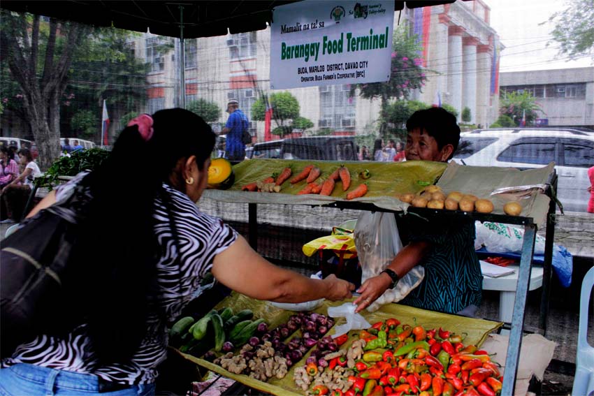 Health conscious Davao residents find organically-grown vegetables and fruits every Friday afternoon at Rizal Park through the initiatives of health and environment advocates with the city government. 