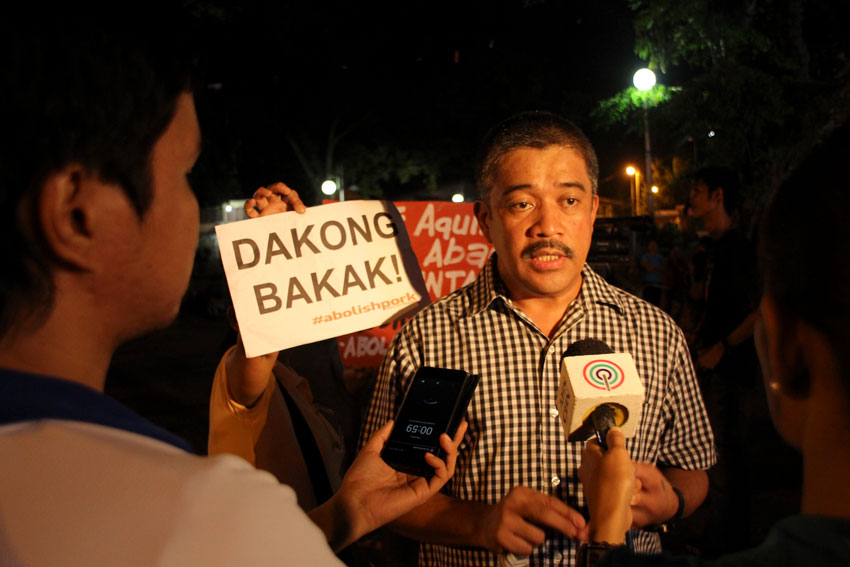 Bayan Muna partylist representative Attorney Carlos Zarate said President Aquino's defense of the Disbursement Acceleration Program (DAP) makes him sound like a dictator for challenging the Supreme Court's decision that struck down DAP as unconstitutional. 