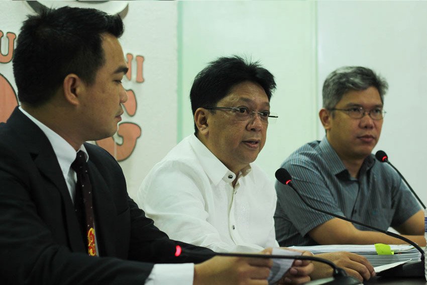 Committee on Finance chairperson Councilor Danillo Dayanghirang seeks for a 5.8 billion increase in 2015 Davao city budget.(Ace r. Morandante/davaotoday.com)