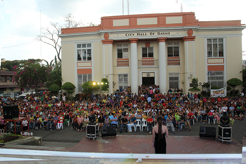 The local government unit of Davao City pays tribute to all government workers of the city government during the Employees Day. (Ace R. Morandante/davaotoday.com)