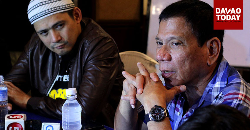 Robin Padilla, Rommel Padilla to support Duterte's Presidential bid (Ace R. Morandante/davaotoday.com)