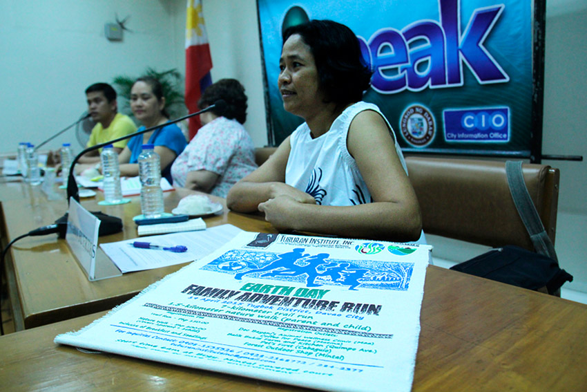 To commemorate the 45th year of Earth Day, environmental advocates will hold an Earth Day Family Adventure Run this coming April 19 at Tugbok District. The earth day event aims to recreate the spirit of a people standing up for environmental protection. (Ace R. Morandante/davaotoday.com)