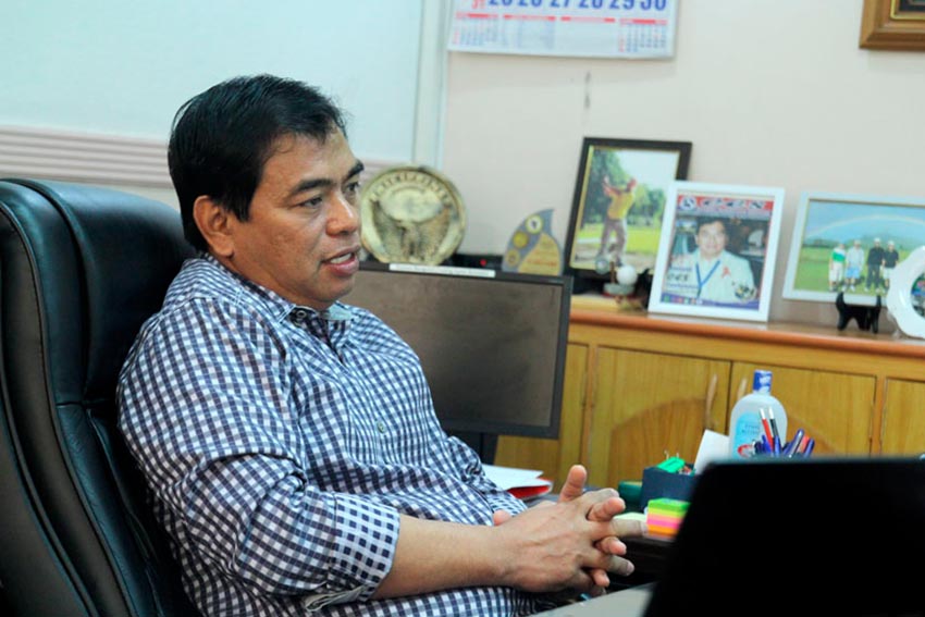 Atty. Alberto T. Escobarte, regional director of the Department of Education says that all complaints raised by the Save Our Schools Network on military encampment of schools in the rural areas of Davao del Norte are not part of their mandate. He said they are limited to providing education to the children. (Ace R. Morandante/davaotoday.com)