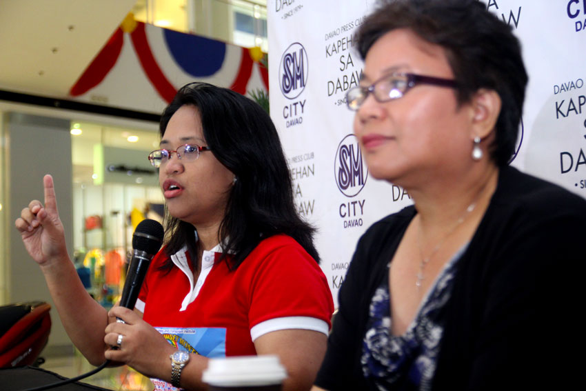 Dr Ma.Theresa L. Bad-ang, spokesperson of Renal Disese Control Program of the Department of Health, says excessive salt intake will lead to hypertension and eventually to kidney failure. Bad-ang said that around 2 grams of salt is the limit of intake per individual. Bad-ang said one should drink up to 10 glasses of water when he exceeds salt intake. (Ace R. Morandante/davaotoday.com)