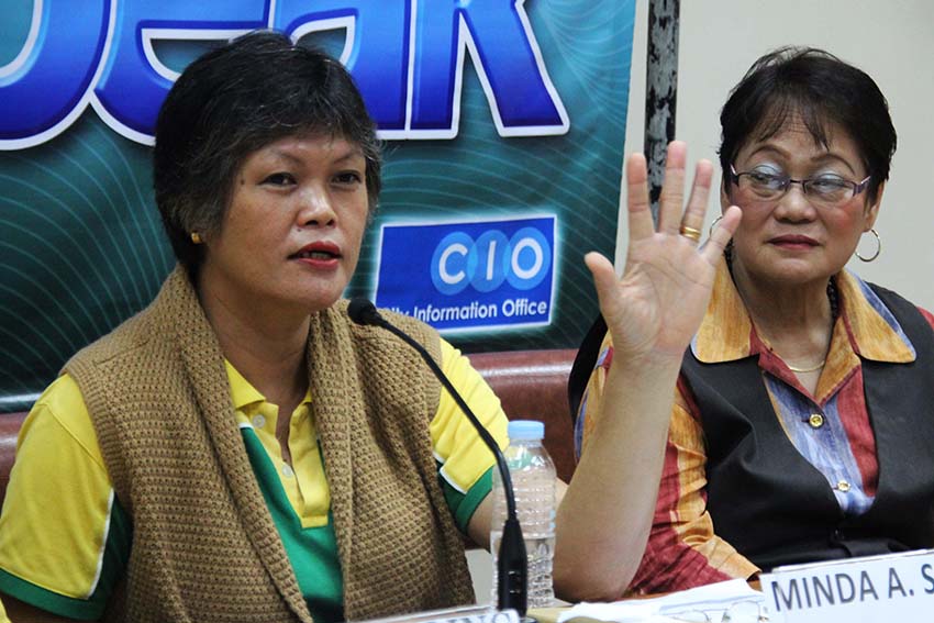 CSSDO QRTCC-Center Head, Minda Silvano expresses their limitation in handling minors rescued during curfew. The City Social Services and Development Office has been assigned to rescue and take care of minors loitering during the 10 pm- 4 am curfew. Mayor Rodrigo Duterte told the CSSDO to bring the children to the police station, not to imprison them but to secure and protect them from harm on the street. The problem is that, Silvano said, children usually go back to the street after they are turned over to their parents. Previously, there are 20 to 30 minors rescued daily, Silvano said, but added this has gone down to five per day. (Medel V. Hernani/davaotoday.com)