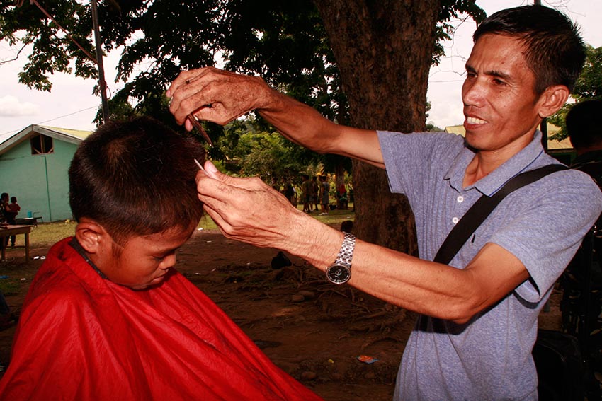 Omar Pedtucasan, the TIC of Sibuto Elementary School said he is satisfied with the current negotiations between the government and the MILF and wished that peace will reign in communities for the sake of the education of school children. (Alexander D. Lopez)