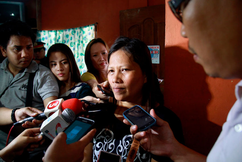 Owner of Wendy's Durian Candy, Janet Entes Aquino, is demoralized after the city's business bureau ordered the closure of their family business. (Ace R. Morandante/davaotoday.com)