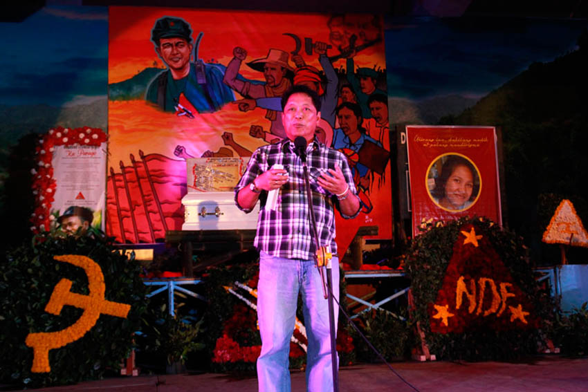 1BAP Partylist Representative Silvestre Bello believes the revolution will not end with the killing of Kumander Parago. He said "if poverty, injustice and corruption prevail, the revolution continues". Bello served as former Justice Secretary during the time of President Corazon Aquino, the late mother of Pres. Benigno Aquino III.(Ace R. Morandante/davaotoday.com)