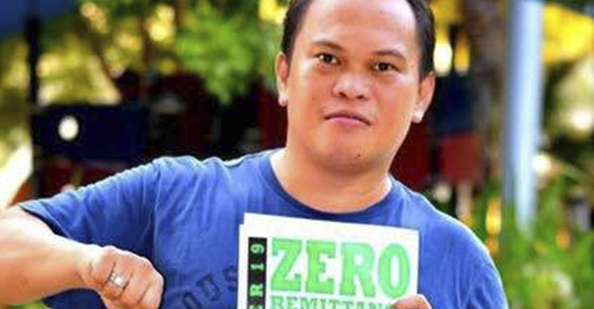 Dubai-based OFW activist Alex Galano Lapore, 37, from Kabangkalan, Negros. (contributed photo by Migrante-UAE)