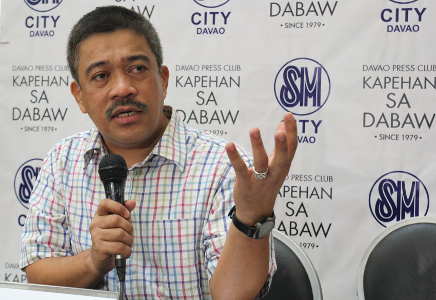 Bayan Muna representative Karlos Ysagani Zarate tells the Bureau of Customs to go after the big smugglers and not the Balikbayan packages of Overseas Filipino Workers. Bayan Muna partylist recently filed a House Resolution to investigate the moves of the BOC in taxing Balikbayan boxes. (Ace R. Morandante/davaotoday.com)