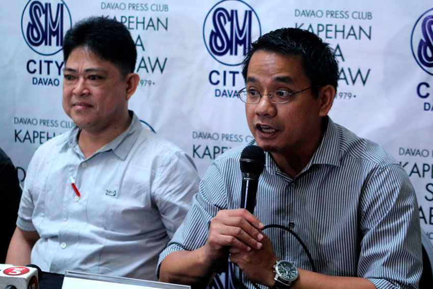 Atty. Bernardo Delima, spokesperson of Davao City Water District says that they have scheduled the inauguration of the Bankerohan bridge before the Kadayawan festival this month. The bridge, he said, will feature colorful lights. (Ace R. Morandante/davaotoday.com) 