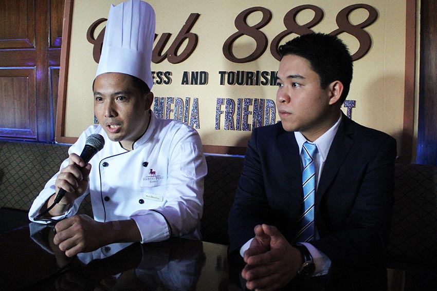     Marine engineering graduate, Alex V. Destriza, becomes the Executive Sous Chef at Marco Polo Hotel in Davao City and he specializes on native dishes. Detriza acquired his skill in cooking when he was given the opportunity to undergo training by the hotel management. He said he uses ingredients usually found in Davao region. (Medel Hernani/davaotoday.com)