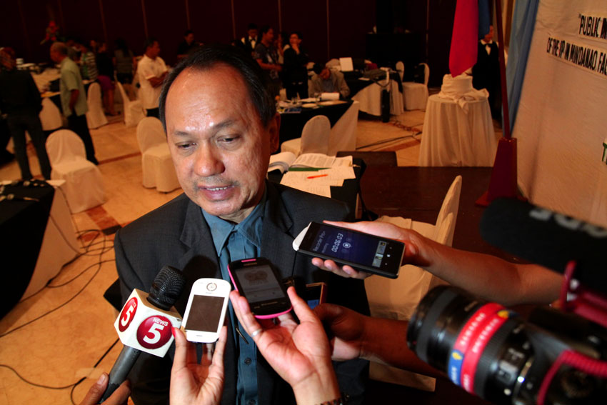 Commissioner Roberto Cadiz of the Commission on Human Rights says they will report their findings and recommendations to appropriate agencies for proper actions during the last day of their public inquiry related to the situation of Lumad evacuees in Mindanao. (Ace R. Morandante/davaotoday.com)