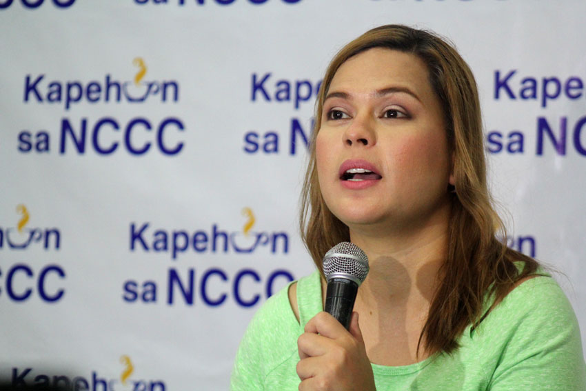 Inday Sarah Duterte unsure to run for mayor or any higher positions as of today. Mahibaw-an nalang ni pag-abot sa filing of candidacy this coming October 12 to 16 (pakitranslate nalang.hehe). (Ace R. Morandante/davaotoday.com) 