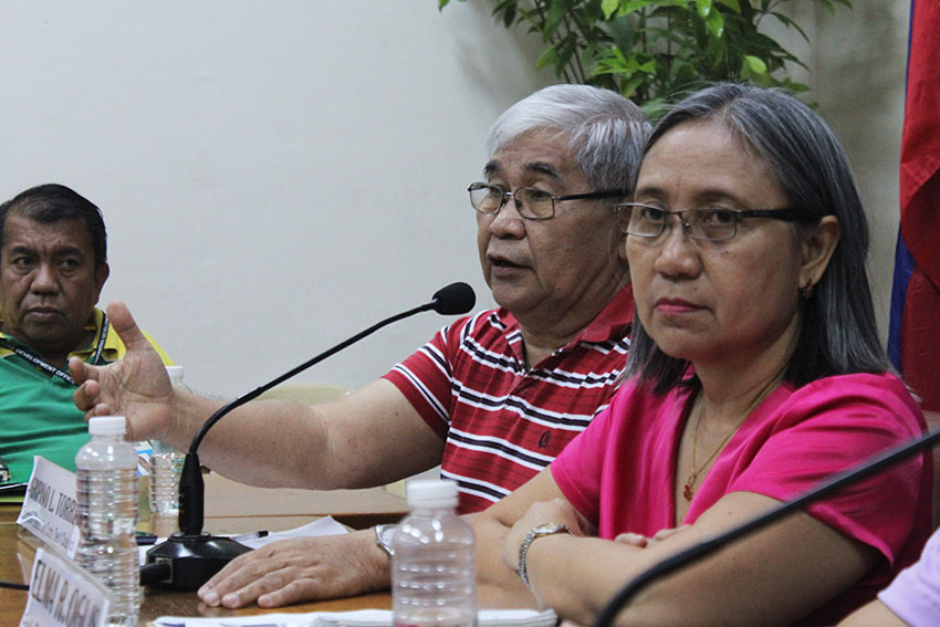 Davao City Cooperative Development Council Chairman, Agripino L. Torres (center) and Cooperative Development Authority (CDA) Regional Director, Elma R. Oguis (left)  urge everyone to form a cooperative and said their offices are willing to assist interested groups. (Medel V. Hernani/davaotoday.com)