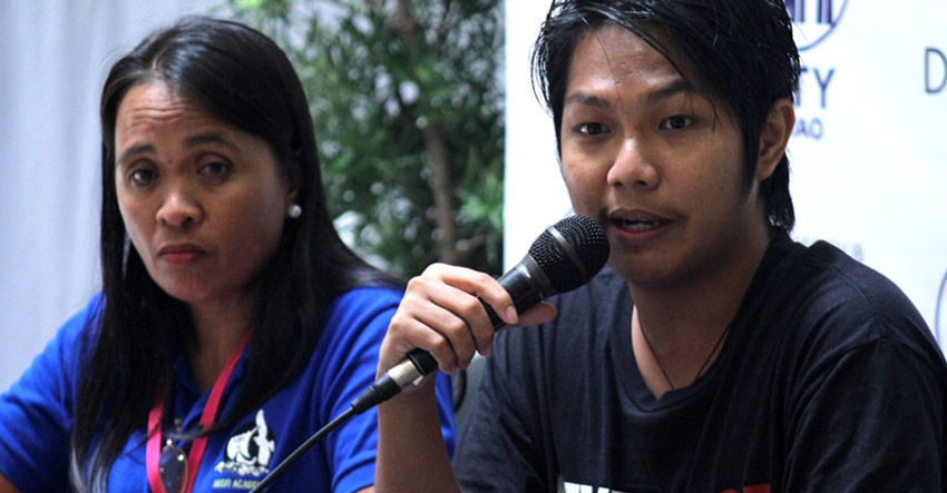 Rius Valle, spokesperson of the Save Our Schools (SOS) Network, challenges the local government units to take action on the situation of Lumad schools under their localities.(Ace R. Morandante/davaotoday.com)