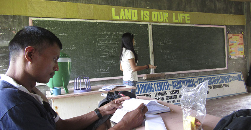 COMMUNITY LEADER. Dionel Campos, the chairperson of Malahutayong Pakigbisog alang sa Sumusunod (MAPASU) is among those killed by armed men who are allegedly members of the Magahat Bagani Force in Lianga, Surigao del Sur early morning Tuesday. (Photo contributed by Karapatan Caraga)