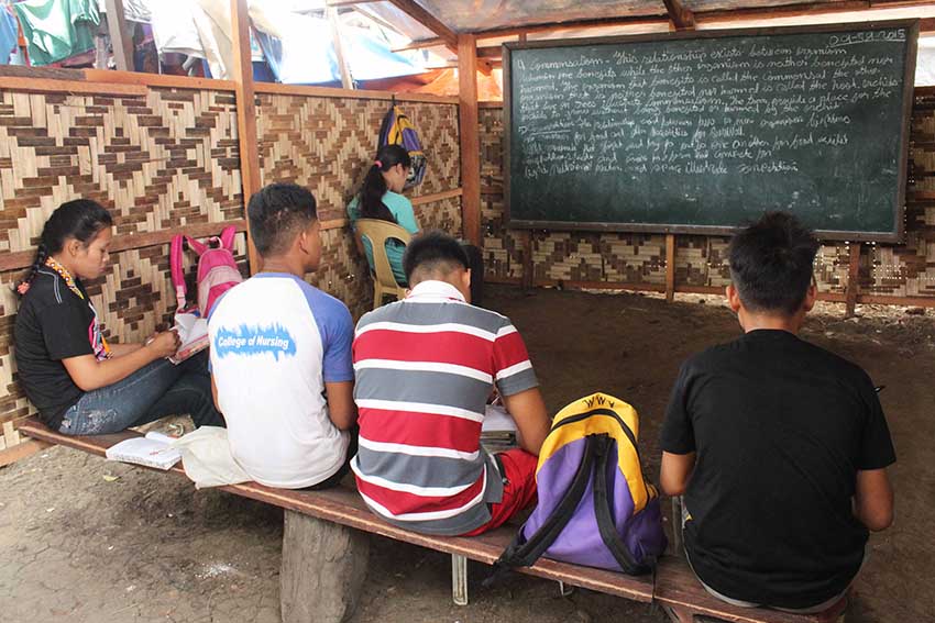 The Mindanao Interfaith Services Foundation Incorporated (Misfi) Academy continues to hold classes, teaching 83 elementary pupils inside the UCCP Haran compound in Father Selga Street, Davao City.(Medel V. Hernani/davaotoday.com)