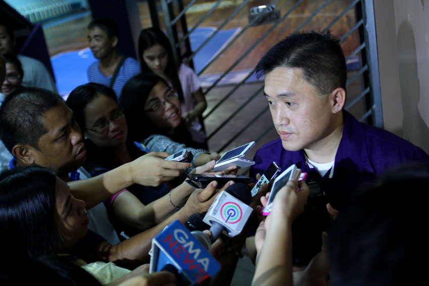 NOTHING HAS CHANGED. Christopher Lawrence "Bong" Go, Mayor Rodrigo Duterte's executive assistant says that the mayor still stands by his word not run for Presidency even with the withdrawal of party-mate Martin Diño for presidency.(Ace R. Morandante/davaotoday.com)