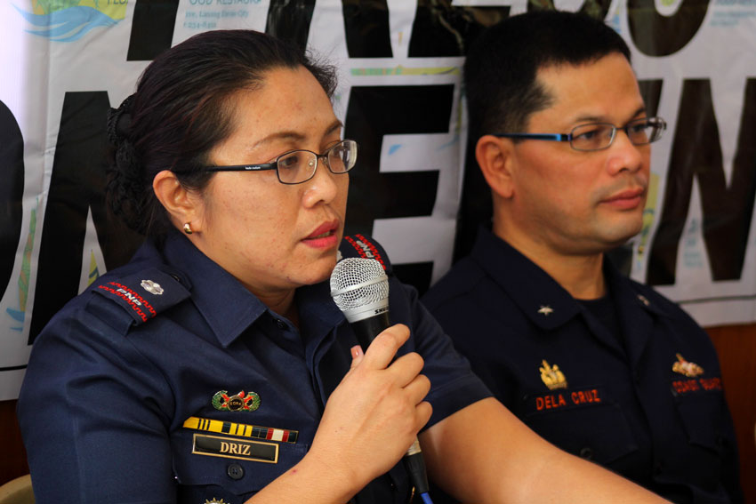 AREAS OF CONCERN. Davao City Police Office spokesperson Chief Inspector Milgrace Driz says they will still assess if Paquibato District will again be considered as an area of concern on next year's election. (Ace R. Morandante/davaotoday.com)