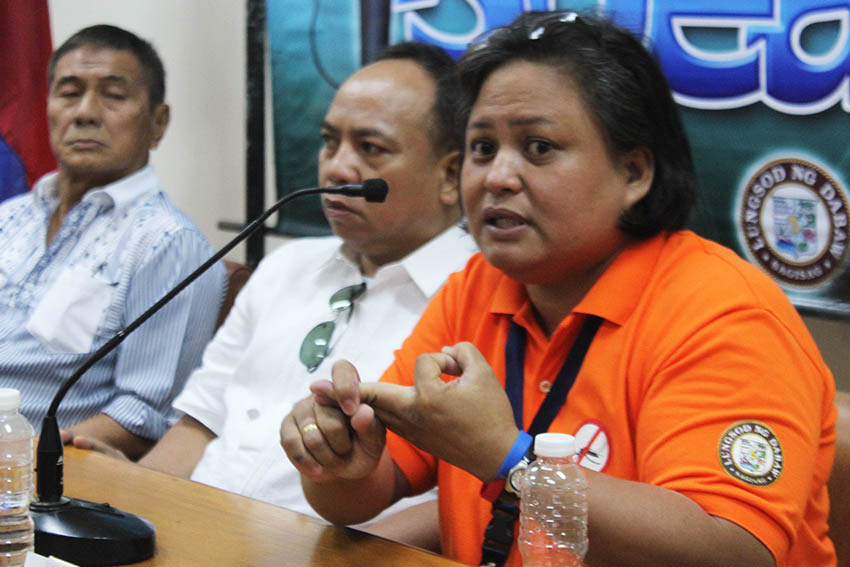 Davao City Health Office, section chief of Tropical Disease Control, Elizabeth B. Banzon discourages the use of fogging to drive away the dengue-carrier mosquitoes because of chemicals in it. Instead, she urges the public to clean the surroundings where the mosquitoes lay their eggs. (Medel V. Hernani/davaotoday.com)