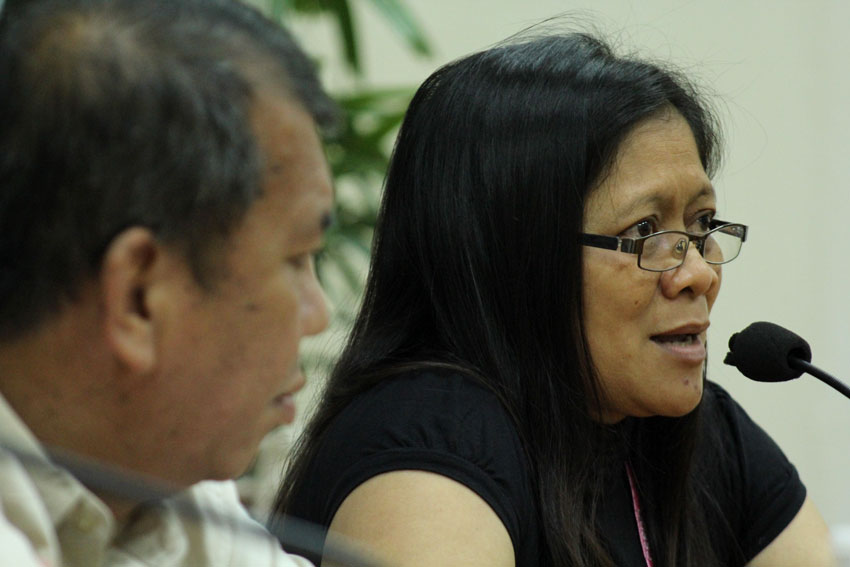 Mae Aquino from the Council for the Welfare of Children under Davao City Social Services and Development Office (CSSDO) says that physical abuses against children declined from 109 cases last year to 37 this year.  (Ace R. Morandante/davaotoday.com)