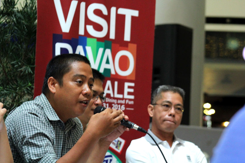 Julius Paner, senior municipal tourism officer of Davao del Sur is glad that the annual International Boulder Face Challenge is now included in the overall event for the Visit Davao Fun Sale next year. (Ace R. Morandante/davaotoday.com)