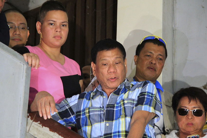 Davao City Mayor Rodrigo Duterte has put an end to speculations whether he will run or not for president on the next elections. Duterte has filed his certificate of candidacy for president on Friday morning. (Medel V. Hernani/davaotoday.com)