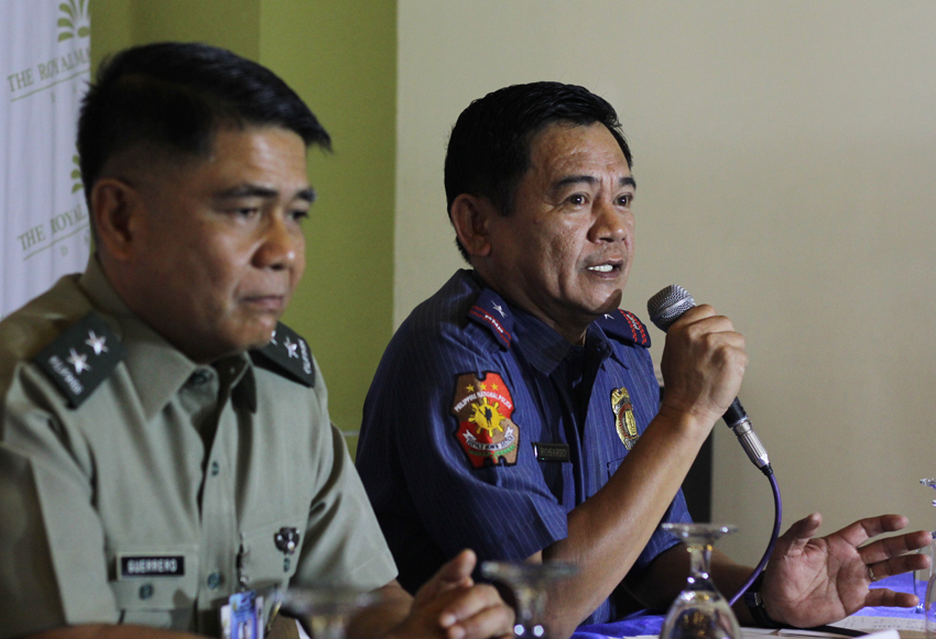 Police Chief Superintendent Wendy Rosario of Police Regional Office XI says he recommended Senior Superintendent Michael John Dubria as the new city director for Davao City, but added that the decision remains in the national headquarters. Senior Superintendent Vicente Danao Jr, is set to end his tour of duty two years after holding the post in 2013. (Ace R. Morandante/davaotoday.com) 