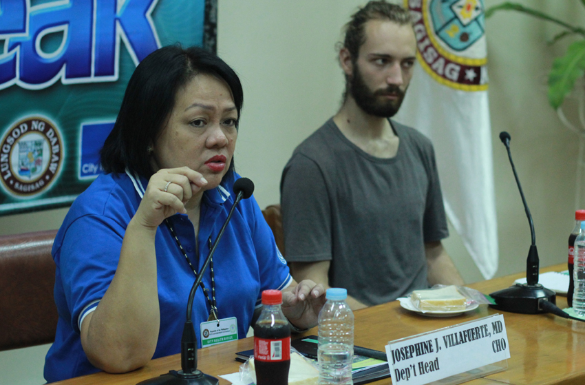 Dr. Josephine J. Villafuerte, chief of the City Health office says that the programs of the government-owned Southern Philippines Medical Center (SPMC) are good, but they lack personnel that is why some patients are not immediately attended to. Villafuerte reacted to the recent stabbing incident against a doctor and a nurse in SPMC by the father of a patient.(Ace R. Morandante/davaotoday.com)