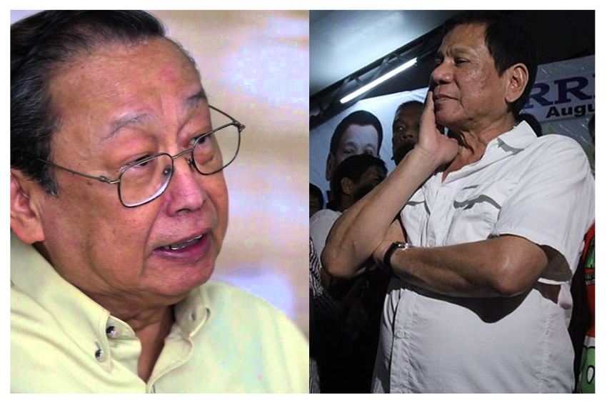 rodrigo duterte and joma sison