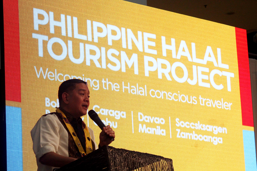 ​Tourism Assistant Sec. ​Arturo P. Boncato, promotes the Philippine Halal Project ​as it ​aims to land in the  top 10 destination for ​Muslim tourist​s​.​ (Ace R. Morandante/davaotoday.com) 