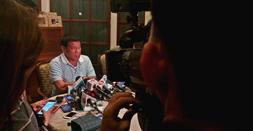 Incoming President Rodrigo Duterte vows to release political prisoners to resume peace talks with the National Democratic Front of the Philippines. (Earl O. Condeza/davaotoday.com)