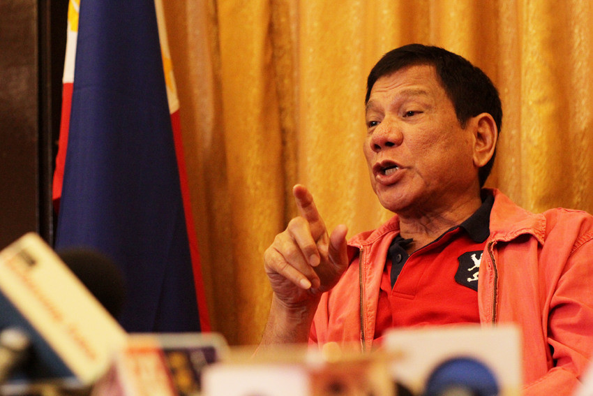 UNITED NATION. President-elect Rodrigo Duterte says he wants a legacy of a united people, "no more division of people as Left, Right, Moro, Christian, or Lumad". (Ace R. Morandante/davaotoday.com)