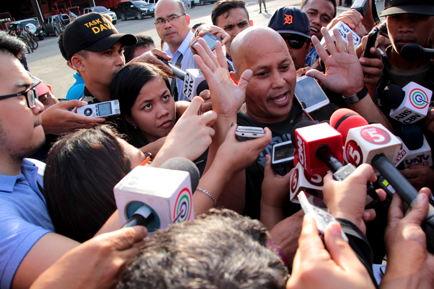 CONFIDENT. Incoming Philippine National chief of Staff Ronald Dela Rosa is confident to fix the illegal drug trade and criminality in the country within three to six months. (Ace R. Morandante/davaotoday.com)