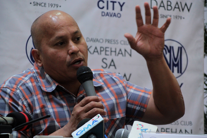 WAIT AND SEE. Incoming Philippine National Police Chief General Ronald Dela Rosa, says he expects big surprises for those who are involved in drug trafficking when he sits as PNP chief. The press conference was held at the SM Annex, Thursday afternoon.(Ace R. Morandante/davaotoday.com)