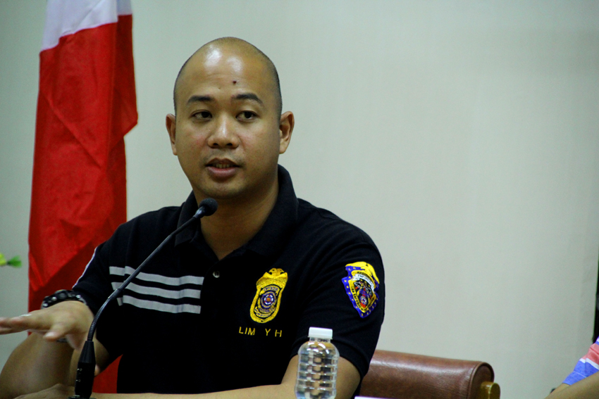 Yuri Lim of the Land Transportation Office (LTO) law enforcement section, advises the public not to patronize unregistered vehicles, locally know as 'colorum' vehicles, for their safety. (Ace R. Morandante/davaotoday.com)