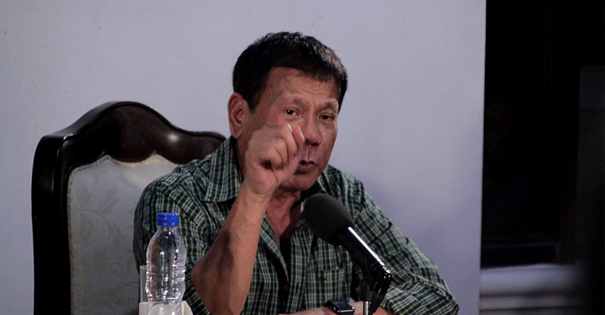 CORRUPT MEDIA.President-elect Rodrigo Duterte says most of the media who were killed in the country are corrupt. (Ace R. Morandante/davaotoday.com)