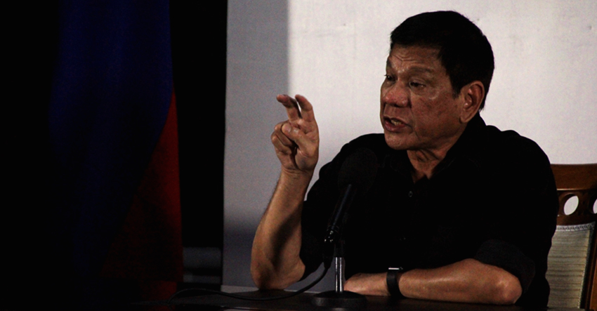 President-elect Rodrigo Duterte says he will leave the fate of the captive police official on the hands of the New People's Army. The NPA said they found Police Chief Inspector Arnold Ongachen in possession of illegal drugs during the raid it launched at the Governor Generoso Municipal Police Station in Davao Oriental on May 29. (Ace R. Morandante/davaotoday.com) 