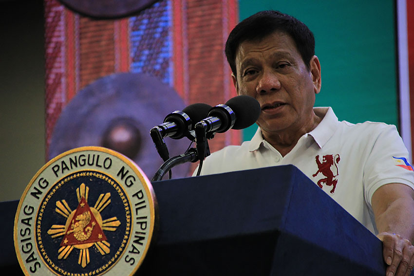 President Rodrigo Duterte says that it is not the Middle East, but the US, who "imported terrorism". Duterte blames foreign intervention for the violence in Middle East. (Paulo C. Rizal/davaotoday.com)