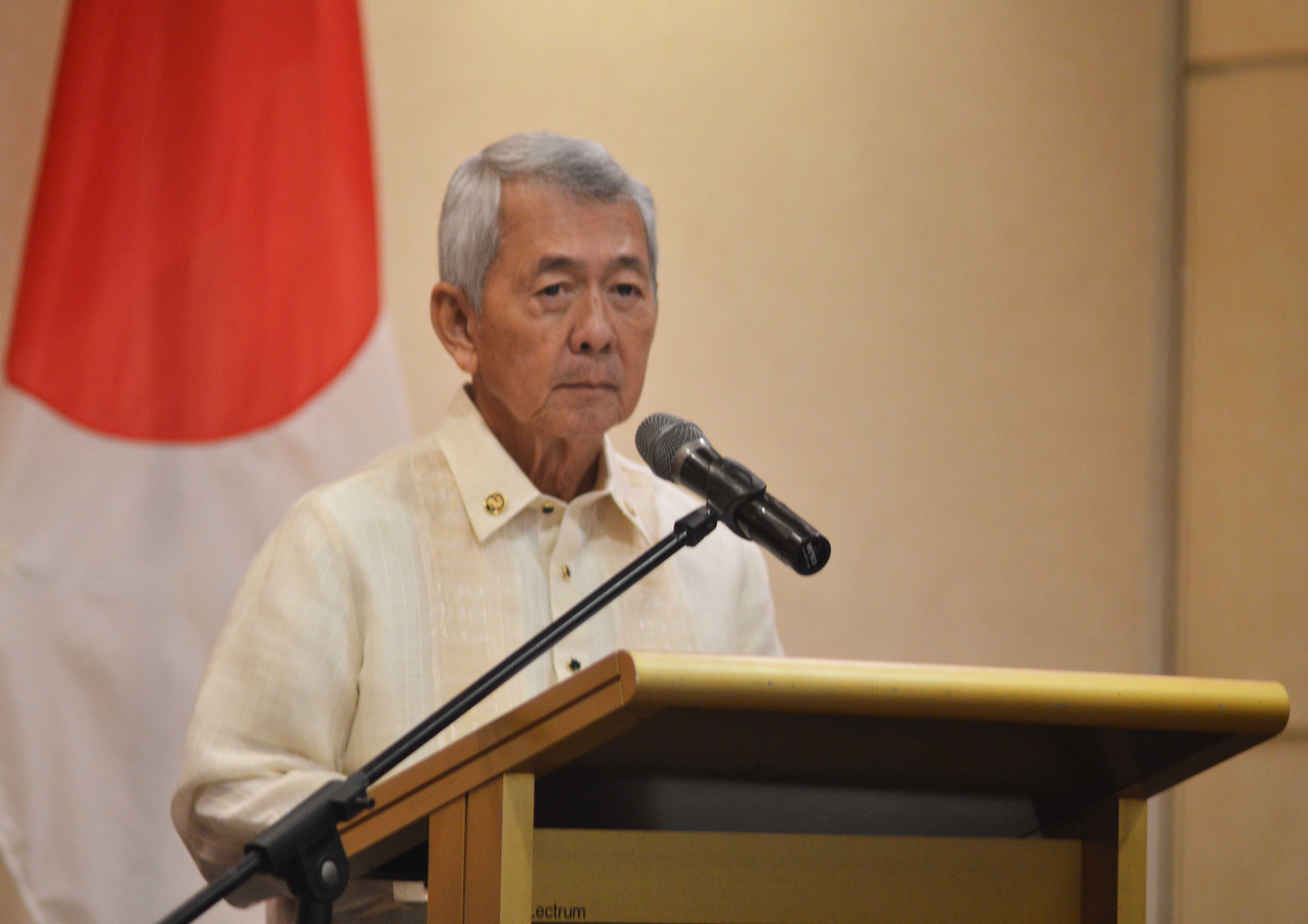 Foreign Affairs Secretary Perfecto Yasay says that Japan provides the largest official development assistance to the Philippines at 35 percent. After a meeting with Yasay, Japanese Foreign Minister Fumio Kishida had a courtesy call with President Rodrigo Duterte at the Presidential Guest House in Panacan, Davao City on Thursday, August 11, 2016. (Medel V. Hernani/davaotoday.com)