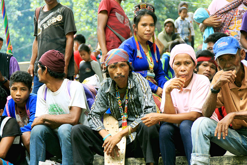 Indigenous peoples from various tribes in Region 12 put up a protest camp at the Rizal Park in Koronadal City to condemn mining and logging operations affecting their communities. (Earl O. Condeza/davaotoday.com)