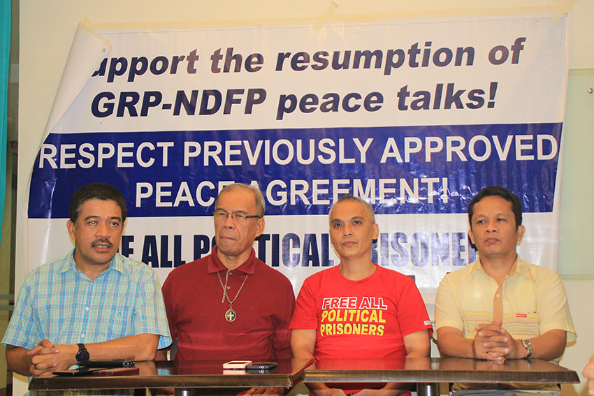 19th NDF CONSULTANT. Porferio Tuna, Jr., the last National Democratic Front of the Philippines consultant was released Friday afternoon, August 19, the third from Mindanao to join the peace talks with the Government of the Republic of the Philippines. (Earl O. Condeza/davaotoday.com)