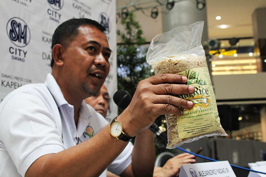 Alejandro Yadao, Jr.,   Department of Agriculture R egion 11 rice coordinator,  says that brown rice is much more nutritious than white rice, since it has higher protein, fiber, vitamins, minerals, and antioxidants.(Paulo C. Rizal/davaotoday.com)