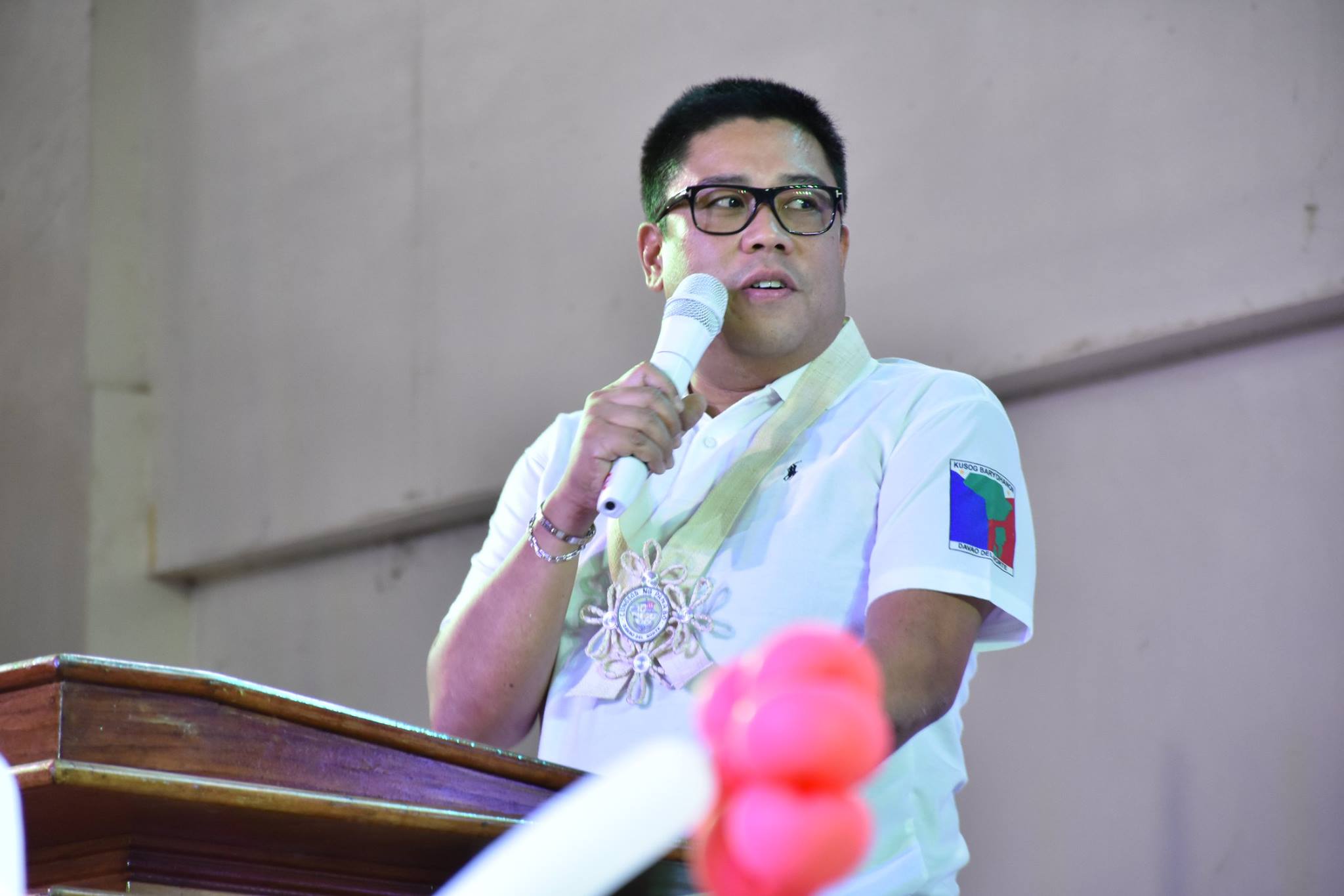 Davao del Norte Governor Anthony del Rosario (Photo from Governor del Rosario's Facebook page)