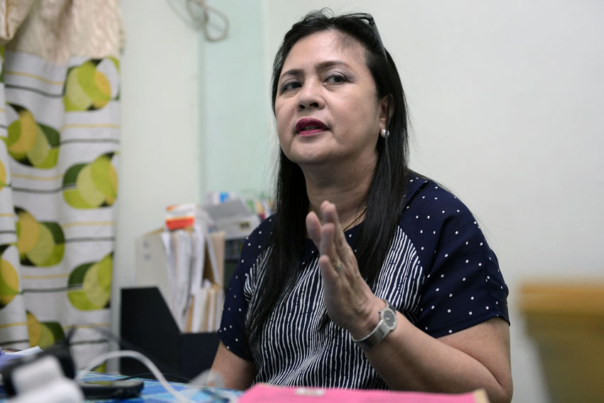 Gloria Serrano, a nurse at the Reproductive Health and Wellness Center (RHWC) says the youngest persons with HIV recorded in Davao City is only 13 years old. (City Information Office)